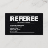 Referent Visitenkarte (Vorderseite)