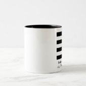 Referenten. Ohne uns ist es gerade Art. Schale Zweifarbige Tasse (Mittel)