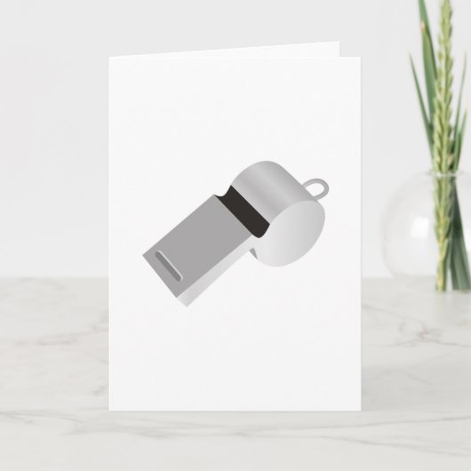 Referenten pfeifen Grußkarten Karte (Vorderseite)