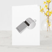 Referenten pfeifen Grußkarten Karte (Gelbe Blume)