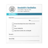 Referenz Editor für bearbeitbare Ästhetik Notizblock (Vorderseite)