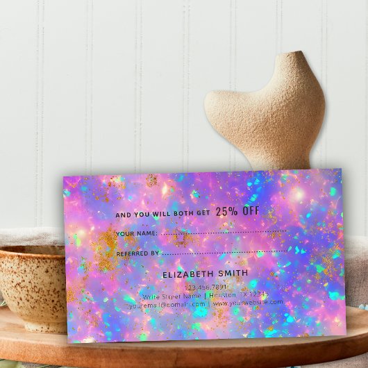 Referenz für Elegant Retro Gold Fire Opal Stone Visitenkarte