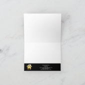 Referenz für moderne Immobilien-Anwesen Dankeskarte (Innenseite)