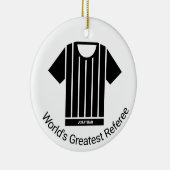 Referenz-Ornament mit personalisiertem Namen Keramik Ornament (Rechts)