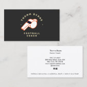 Referenz-Whistle-Sport-Team-Visitenkarte Visitenkarte (Vorne/Hinten)