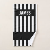 Referenz Zebra Stripe Handtuch Personalisiertes Se Badhandtuch Set (Handtuch)