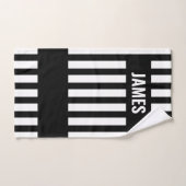 Referenz Zebra Stripe Handtuch Personalisiertes Se Badhandtuch Set (Handtuch)