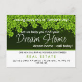 Referenzen zum St. Patrick's Day Agent Ankündigung (Vorderseite)