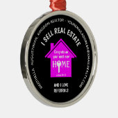 Referenzen zur Liebe von Real-Anwesen-benutzerdefi Ornament Aus Metall (Rechts)