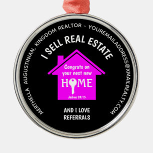 Referenzen zur Liebe von Real-Anwesen-benutzerdefi Ornament Aus Metall