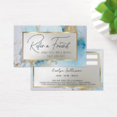 Referenzkarte für blau-farbenes Marmor (Schreibtisch)