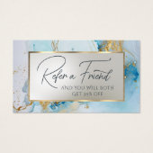 Referenzkarte für blau-farbenes Marmor (Vorderseite)