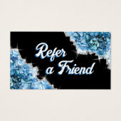 Referenzkarte für Blaukristalle (Vorderseite)