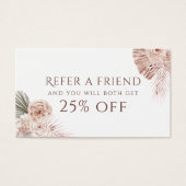 Referenzkarte für Boho-Rose (Vorderseite)