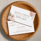 Referenzkarte für Boho-Rose