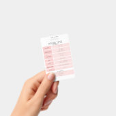 Referenzkarte für das Abzeichen der Mutter Sepsis Ausweis (Handheld)