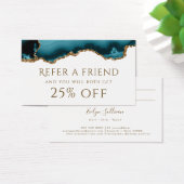 Referenzkarte für den aquamarinen Glitzer (Schreibtisch)