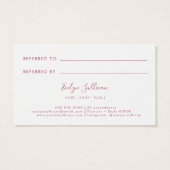 Referenzkarte für den pastellfarbenen Glitzer (Rückseite)