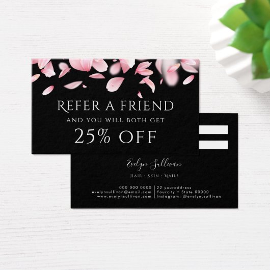 Referenzkarte für Fallende Blätter (Schreibtisch)