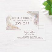 Referenzkarte für Glitzer-Aquarellformen (Schreibtisch)