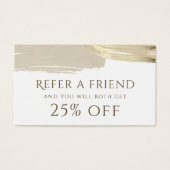 Referenzkarte für Goldene Pinselstriche (Vorderseite)