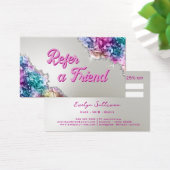 Referenzkarte für irisierende Kristalle (Schreibtisch)