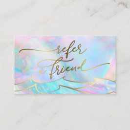 Referenzkarte für Meereswellen Visitenkarte