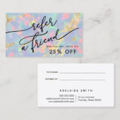 Referenzkarte für Perle-Opal-Textur Visitenkarte (Vorne/Hinten)