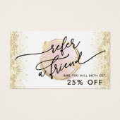 Referenzkarte für rosa Kreis (Vorderseite)