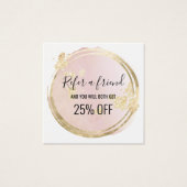 Referenzkarte für rosa Kreis (Vorderseite)