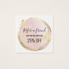 Referenzkarte für rosa Kreis