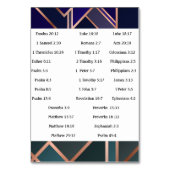 Referenzkarte für Skripts Tischnummer (Rückseite)