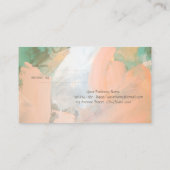 Referenzkarte für Wasserfarben, Glitzer Lashes Empfehlungskarte (Rückseite)