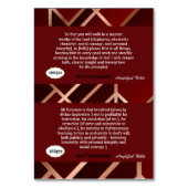 Referenzkarten für das Spiel Tischnummer (Rückseite)