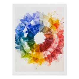 Referenzplakat für das Farbrad Poster