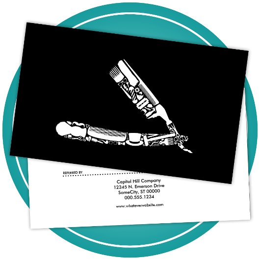 Referenzprogramm für Rasierapparate Empfehlungskarte