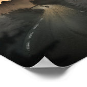 Referenzzeichnung der Leinwand von Artisch-Nordpol Poster (Ecke)