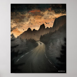 Referenzzeichnung der Leinwand von Artisch-Nordpol Poster