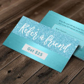 Referral Card | Modern Turquoise Dentist Dental