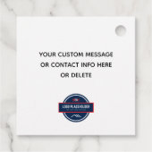 Referrals zur Blume von Business Mother Day Bloom  Geschenkanhänger (Rückseite)