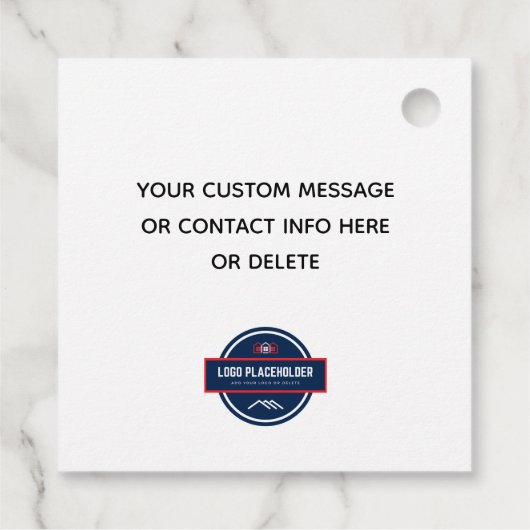 Referrals zur Blume von Business Mother Day Bloom Geschenkanhänger (Rückseite)