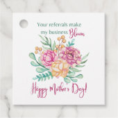 Referrals zur Blume von Business Mother Day Bloom Geschenkanhänger (Vorderseite)