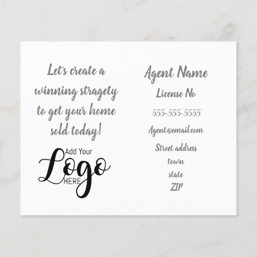 Referras machen mich bloom mailer echtes Anwesen-P Flyer (Hinten)