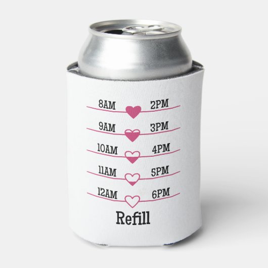 Refill Chart Dosenkühler (Kanne Vorderseite)