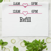 Refill Chart Geschirrtuch (Gefaltet)