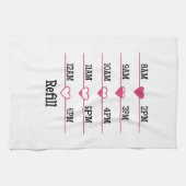 Refill Chart Geschirrtuch (Horizontal)