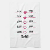 Refill Chart Geschirrtuch (Vertikal)