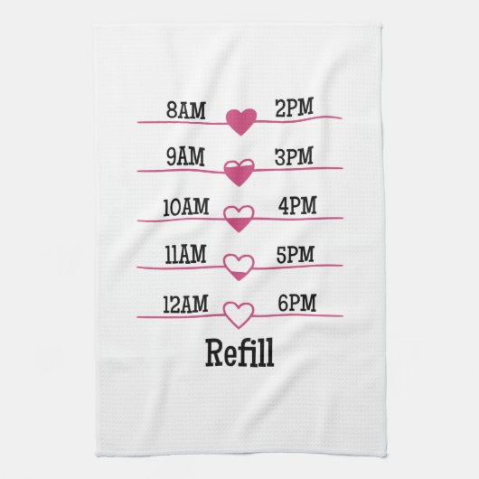 Refill Chart Geschirrtuch (Vertikal)