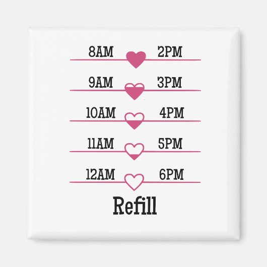 Refill Chart Magnet (Vorne)