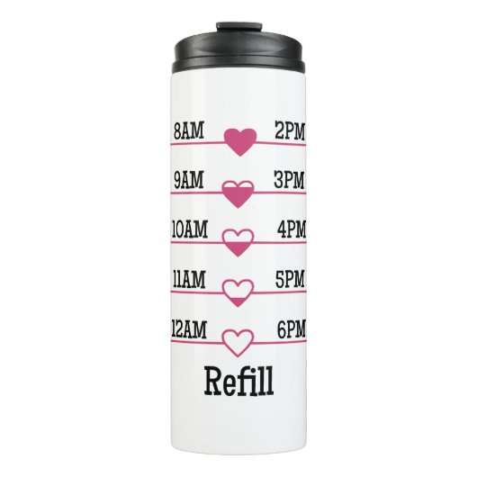 Refill Chart Thermosbecher (Vorderseite)